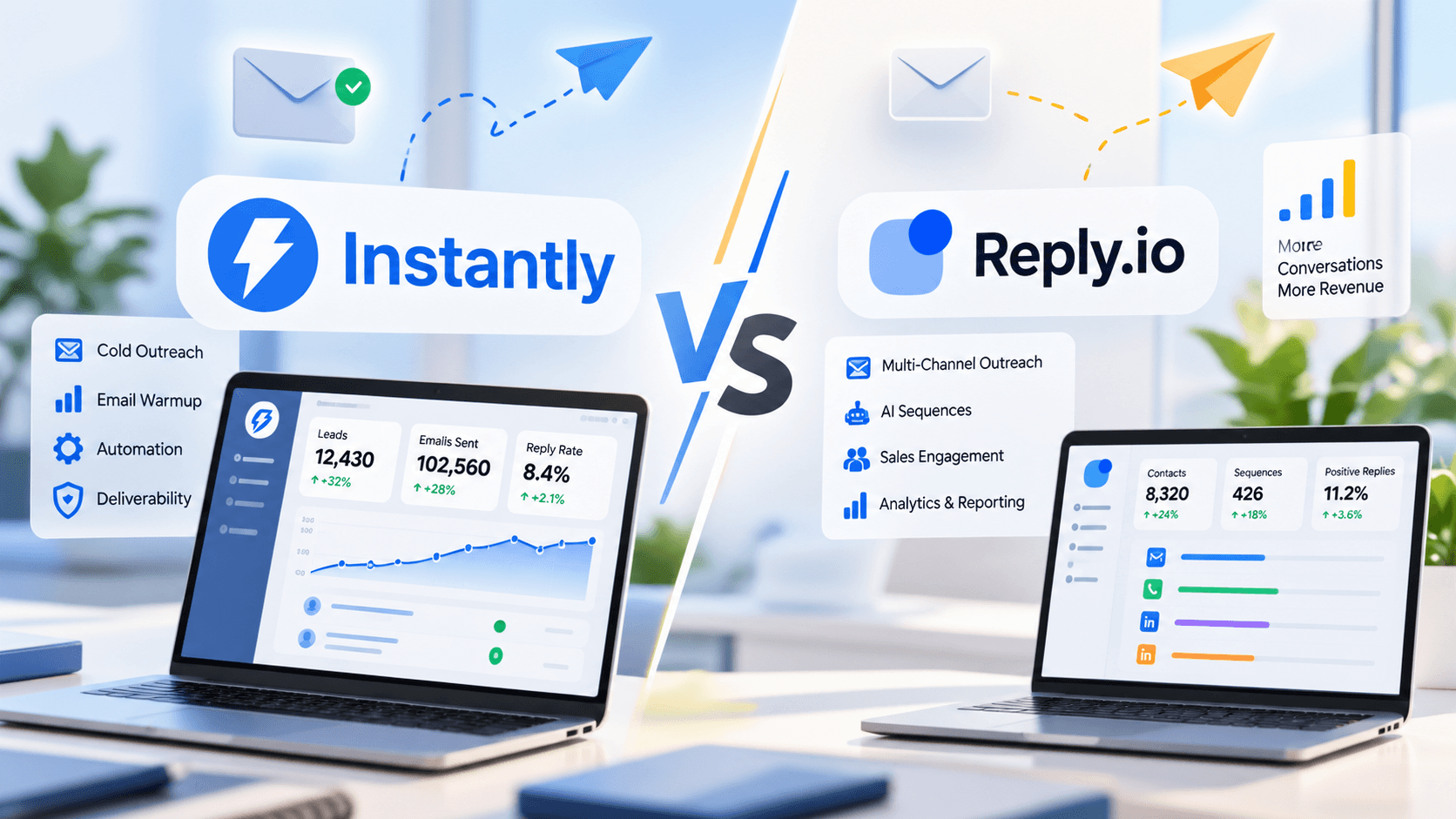 Instantly vs Reply.io in 2026 Is Cold Email Scale or Multichannel Outreach More Important?